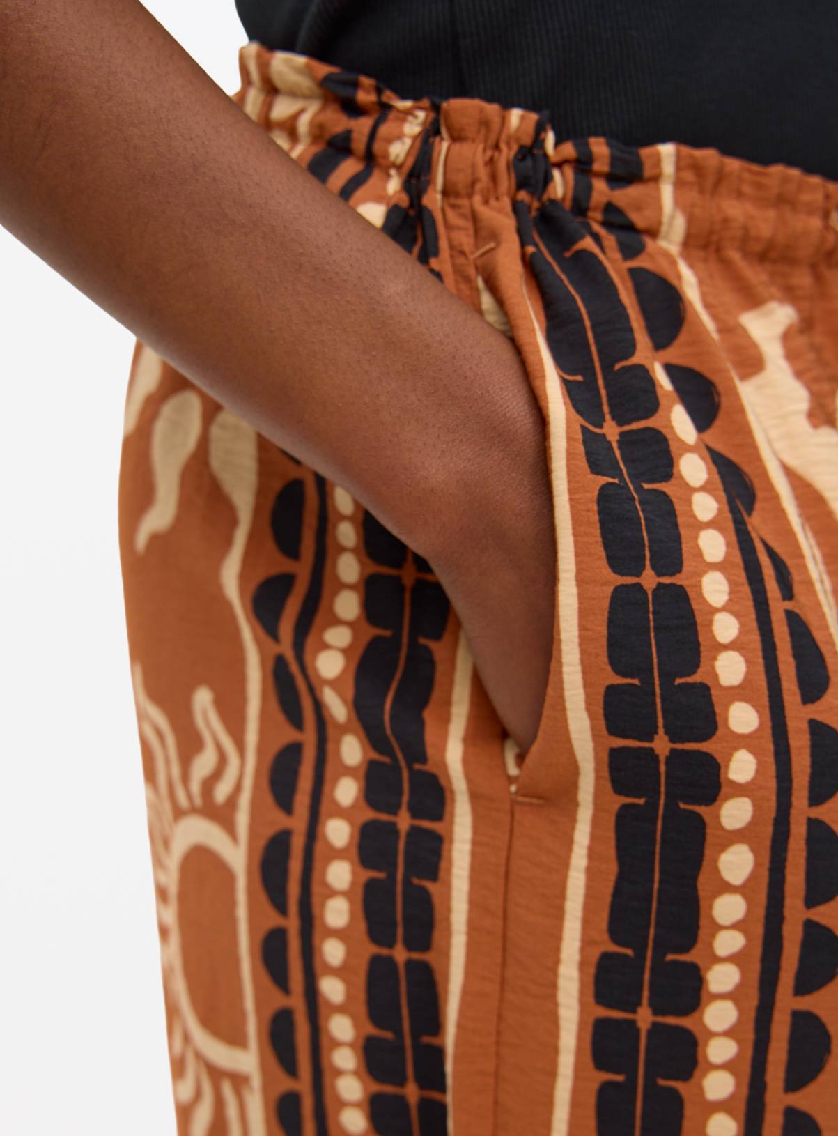 Sun Printed Ultra Wide Leg Co-ord Trousers  8 - Image 4
