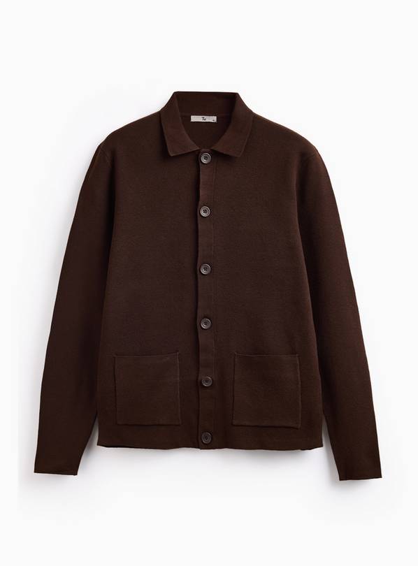 Brown Button Through Cardigan XXXL