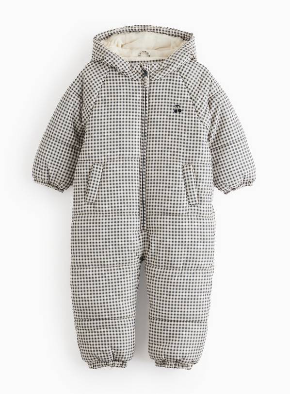 Gingham Quilted Cherry Snowsuit 3-4 years