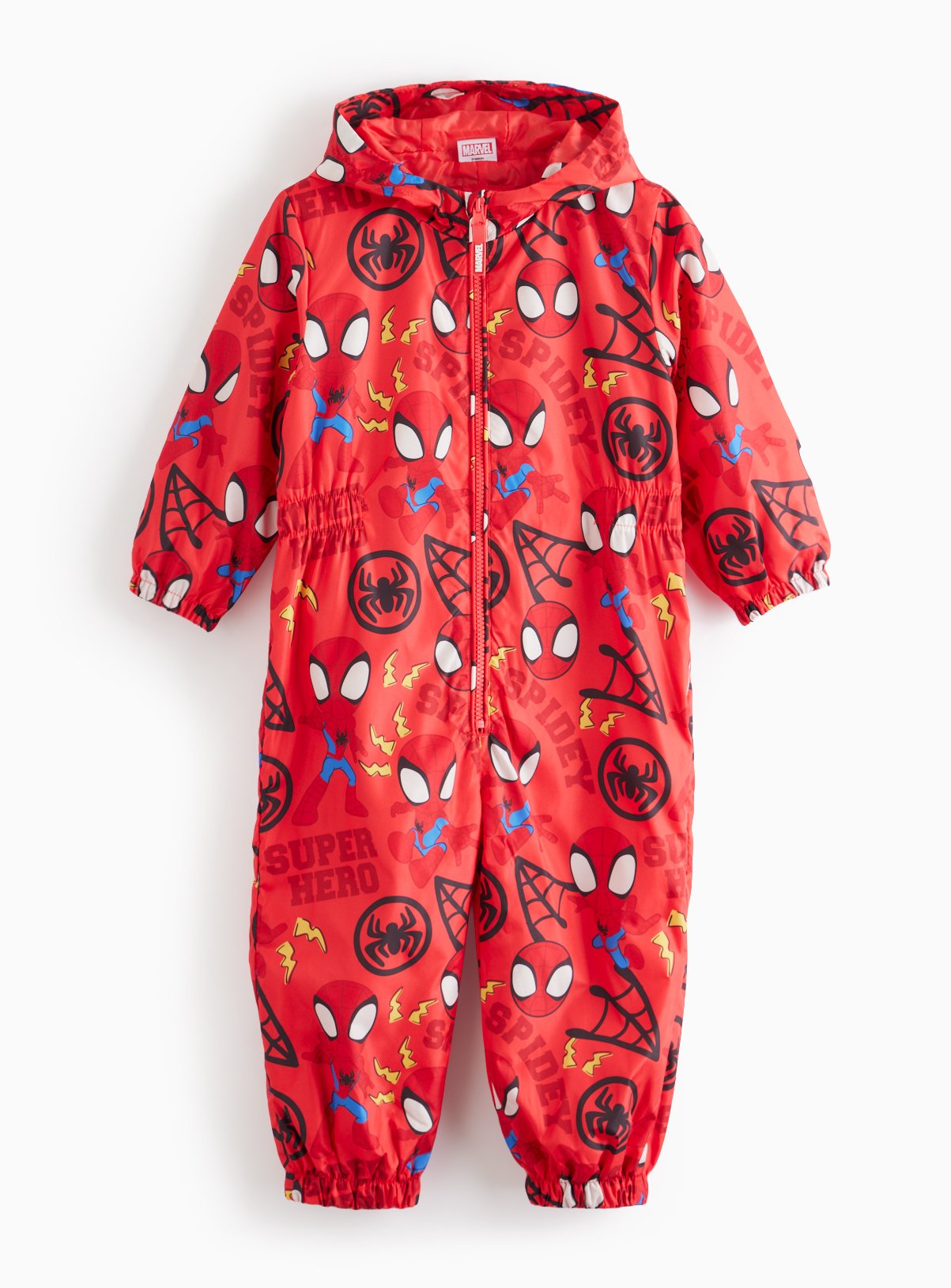 Red Red Disney Spidey Puddlesuit - Disney Spiderman by Sainsbury's