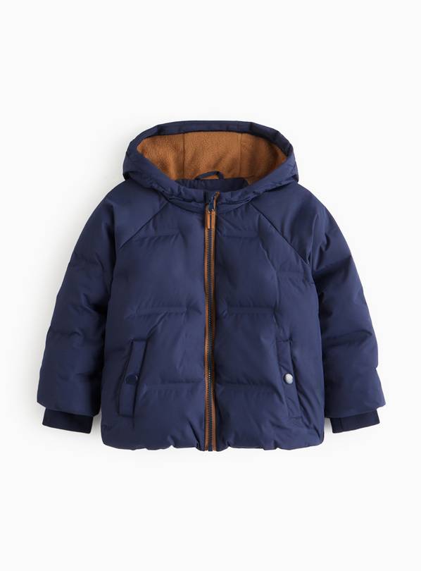 Navy Heatseal Padded Puffer Jacket 1-2 years