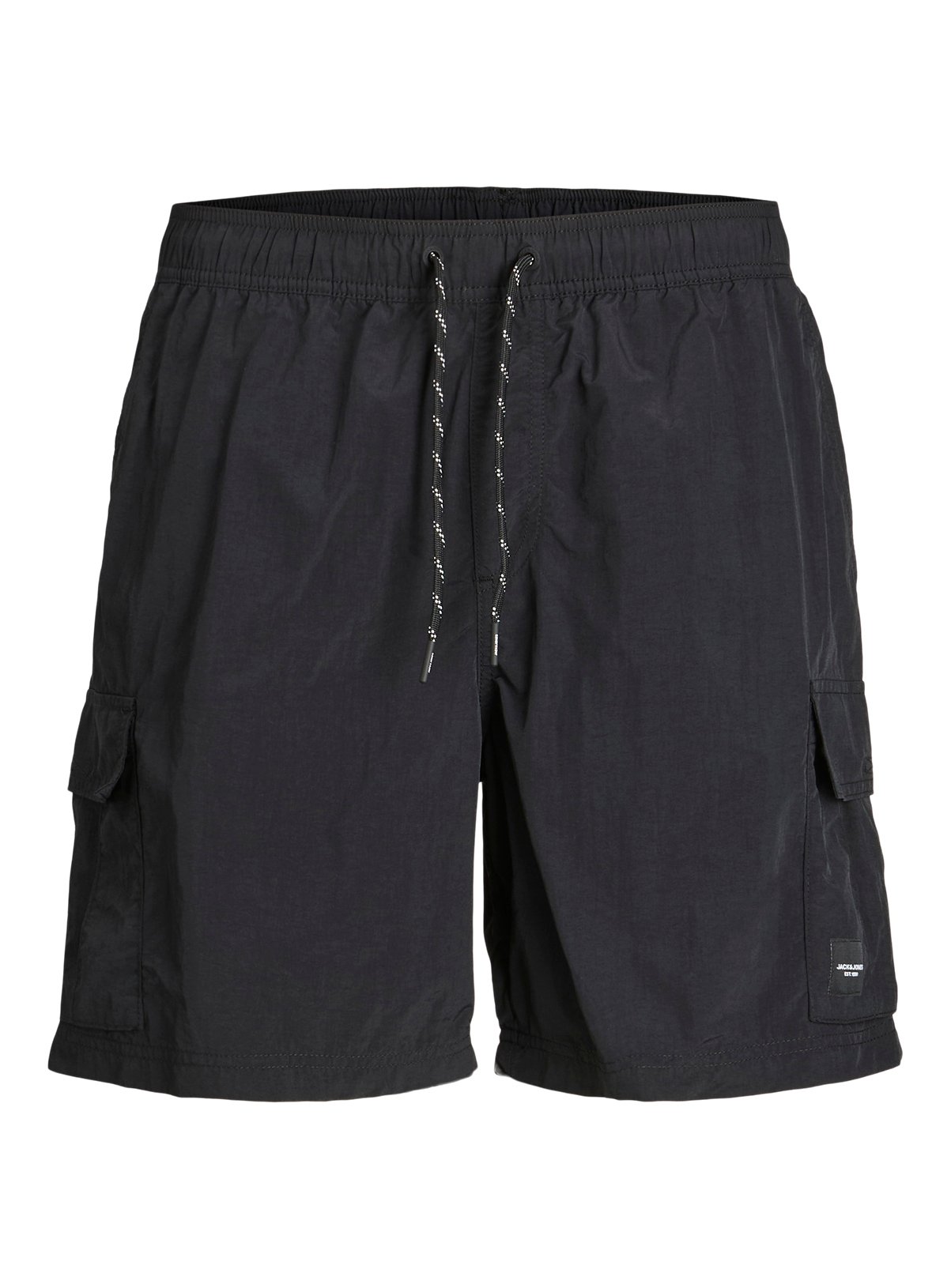 Black Black JACK & JONES JUNIOR Maui Cargo Swim Shorts Junior (10 Years) - Jack and Jones Junior by Sainsbury's