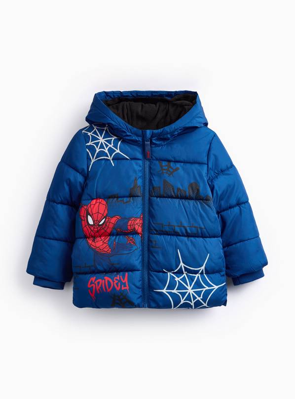 Disney Marvel Spider Man Puffer Jacket 3-4 years