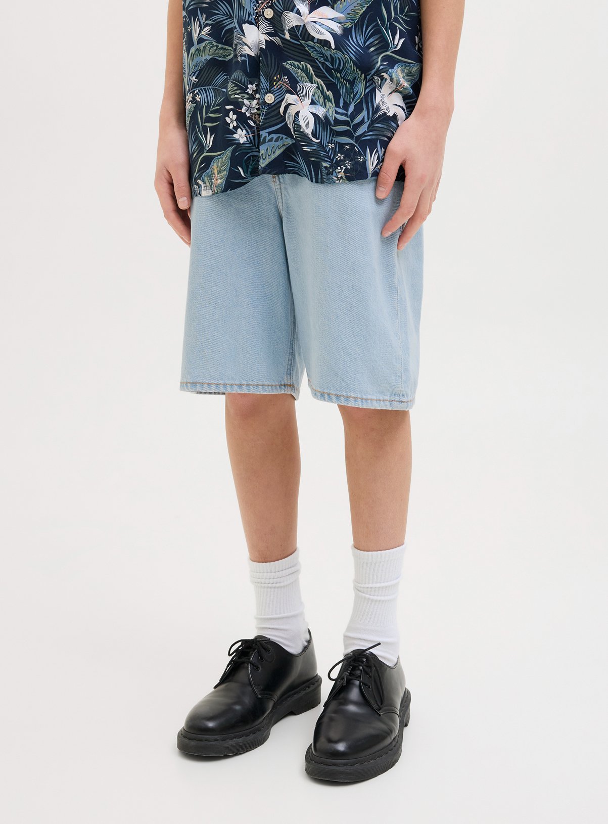 Blue Blue JACK & JONES JUNIOR Tony Denim Shorts Junior (13 Years) - Jack and Jones Junior by Sainsbury's