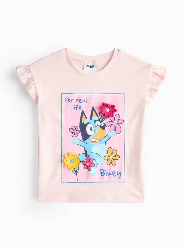Bluey Flower Graphic T-Shirt 1-2 years