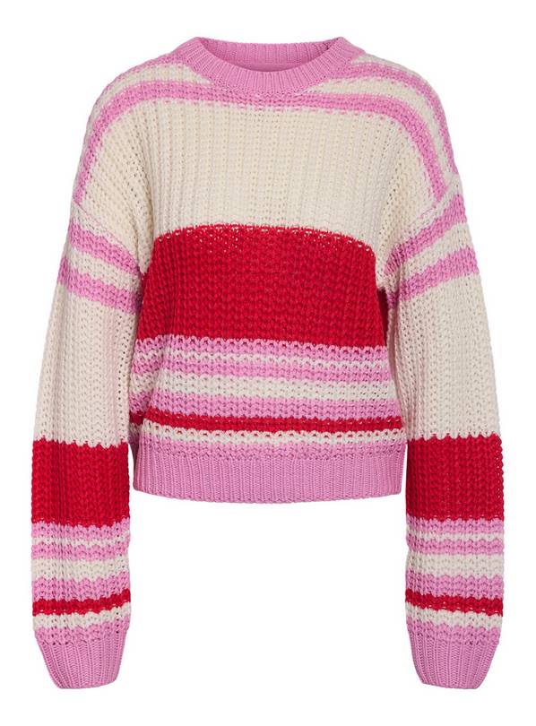 NOISY MAY O-Neck Multicolor Pullover S/UK8