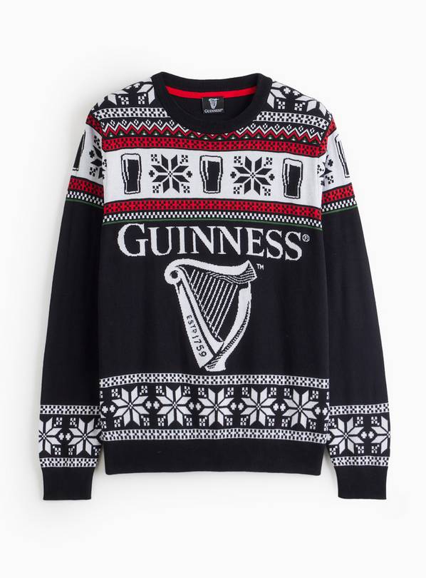 Guinness Fair Isle Knitted Christmas Jumper  XXXL