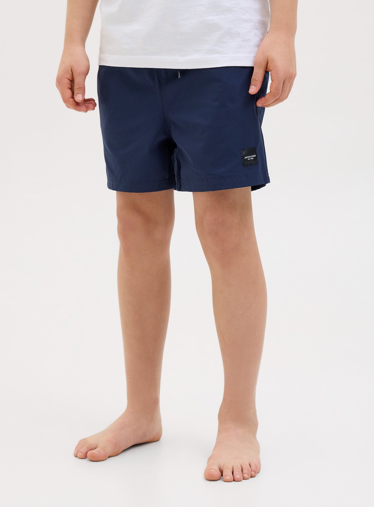 Navy Navy JACK & JONES JUNIOR Maui Swim Short Neon Junior (8 Years) - Jack and Jones Junior by Sainsbury's