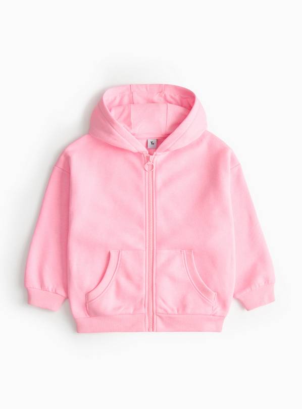Pink Zip Through Hoodie 5 years