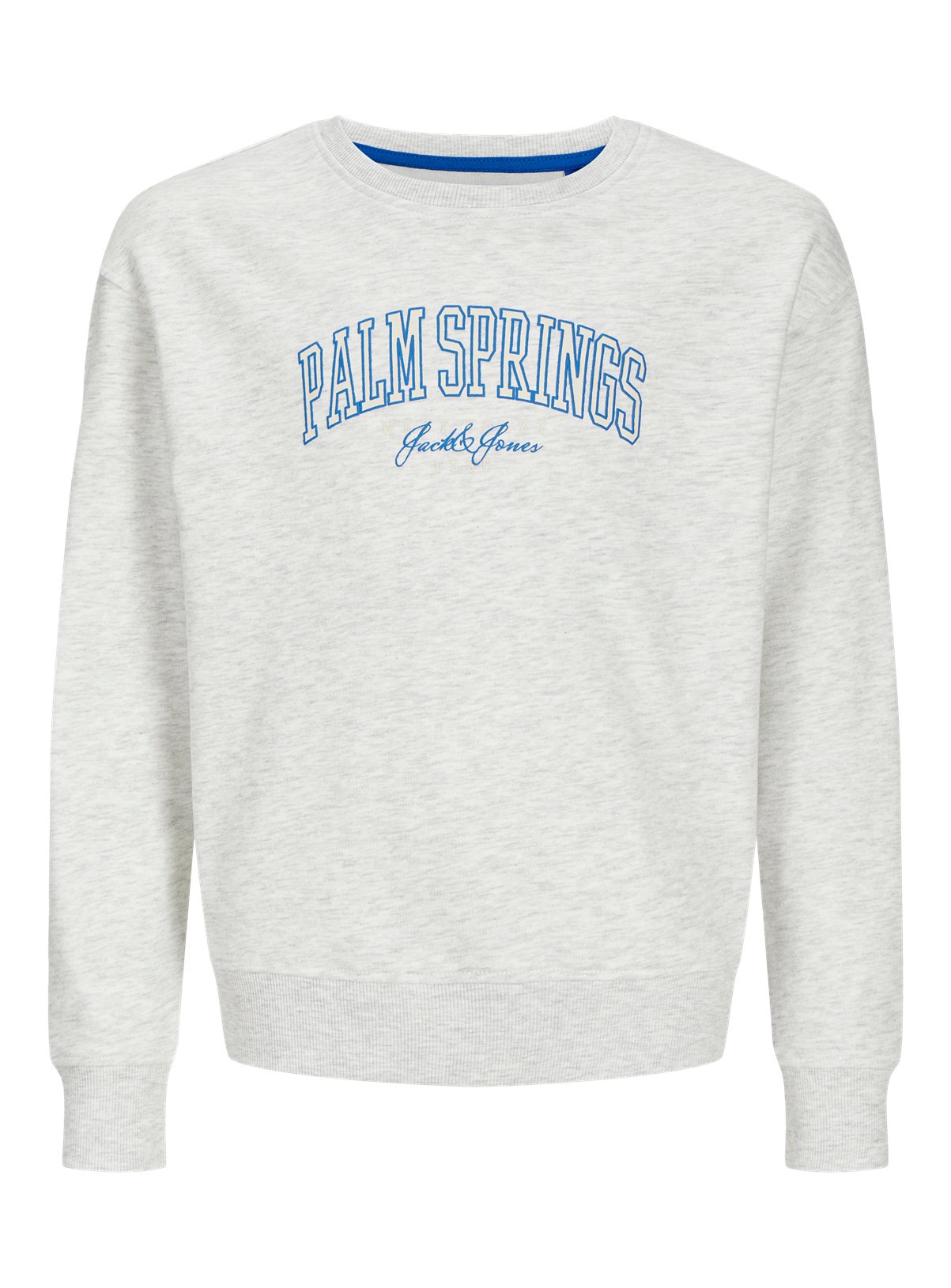White White JACK & JONES JUNIOR Detroit Sweat Junior (10 Years) - Jack and Jones Junior by Sainsbury's