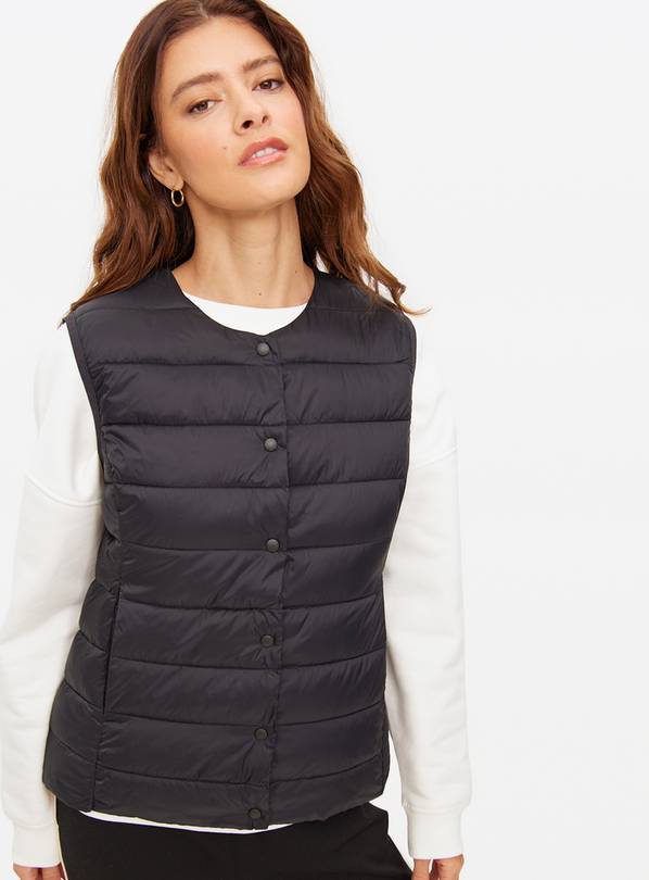 Core Black Lightweight Padded Gilet XL