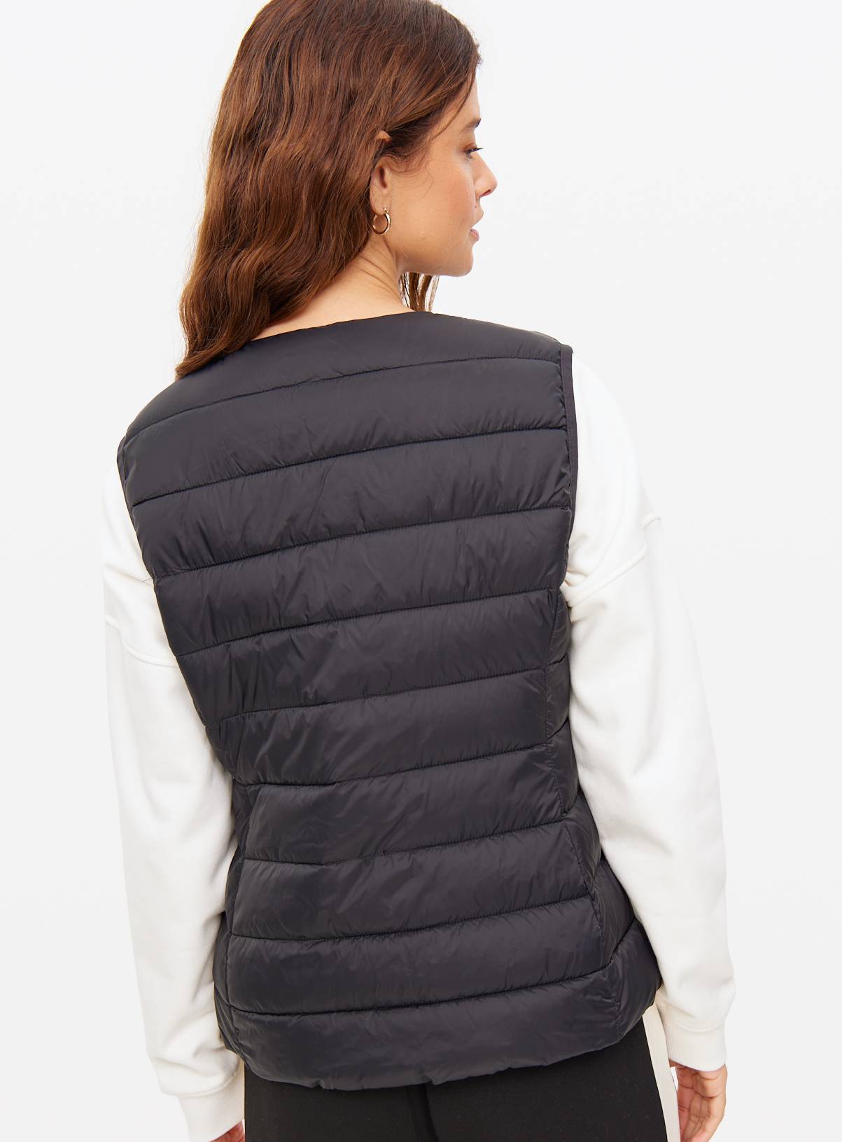 Core Black Lightweight Padded Gilet L - Image 4