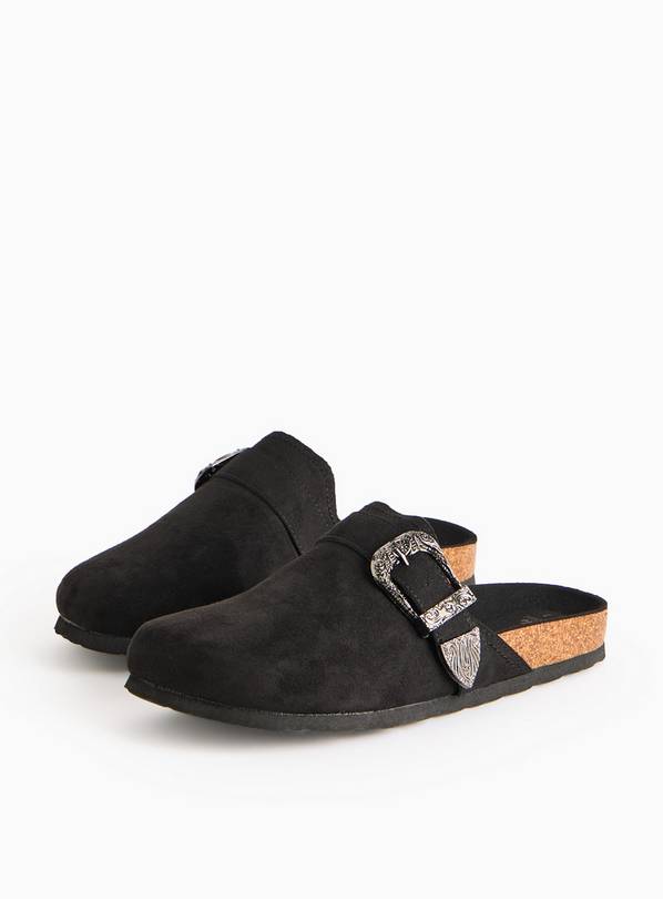 Western Buckle Closed Toe Clogs 5