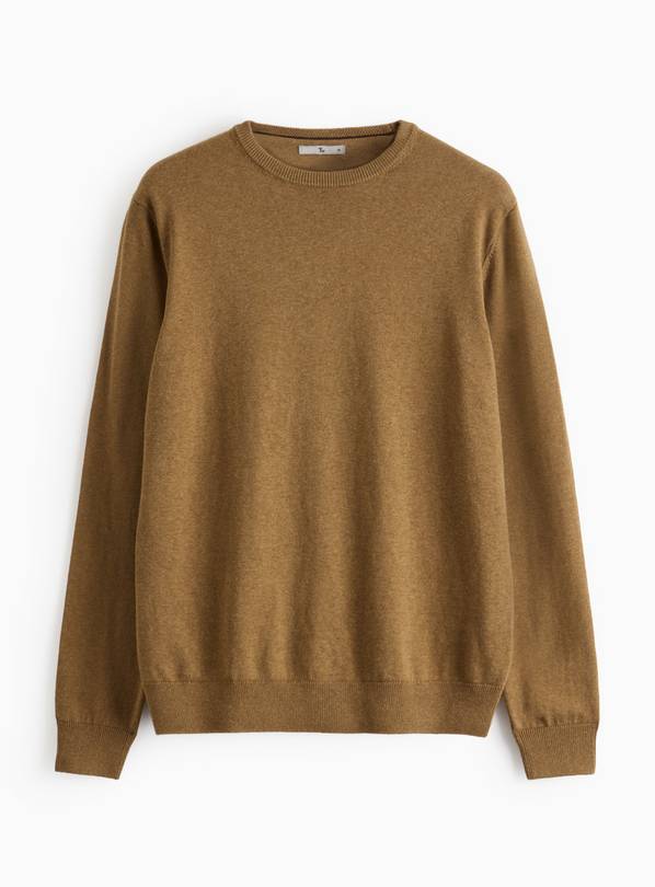 Tan Crew Neck Jumper XXXL
