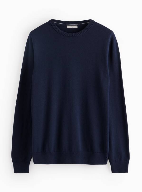 Navy Crew Neck Jumper XXXL