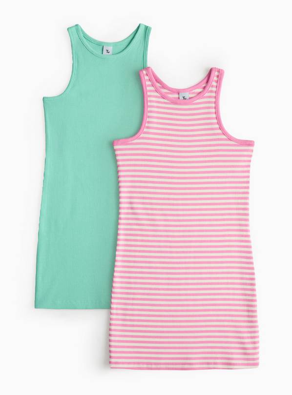 Ribbed Sleeveless Dress 2 Pack 5 years