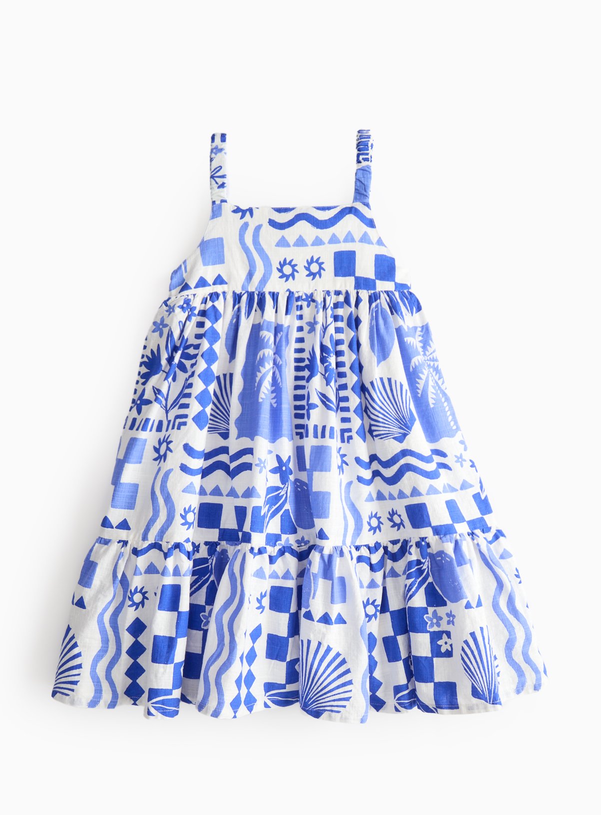 Blue Blue Printed Summer Dress (8 Years) - Tu by Sainsbury's