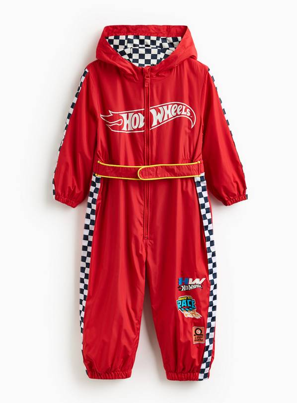 Hot Wheels Red Puddlesuit 4-5 years