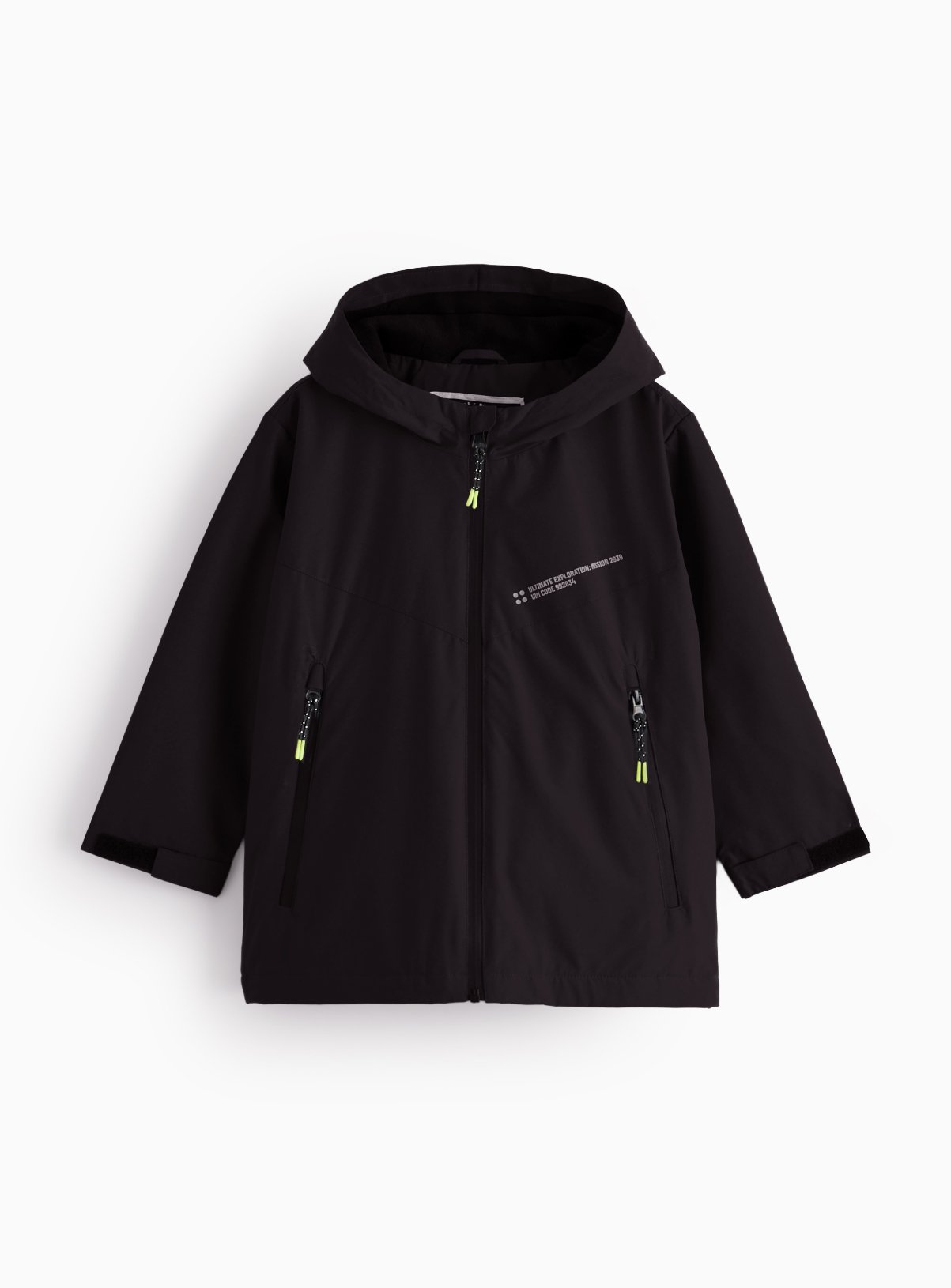 Black Black Fleece Lined Mac (9-10 Years) - Tu by Sainsbury's