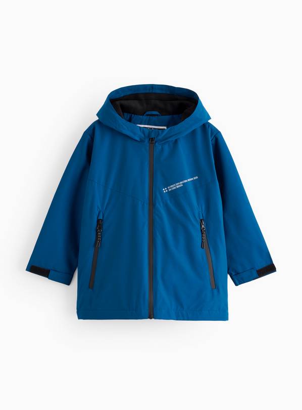 Teal Fleece Lined Mac 11-12 years