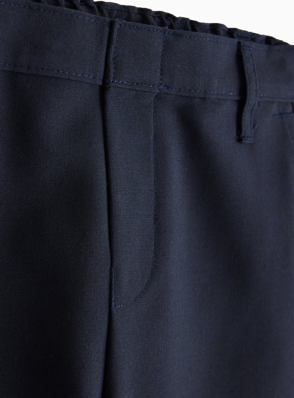 2 Pack 'Dress with Ease' Navy Trousers with Reinforced Knees & Extendable Hems 10 years - Image 2 thumbnail