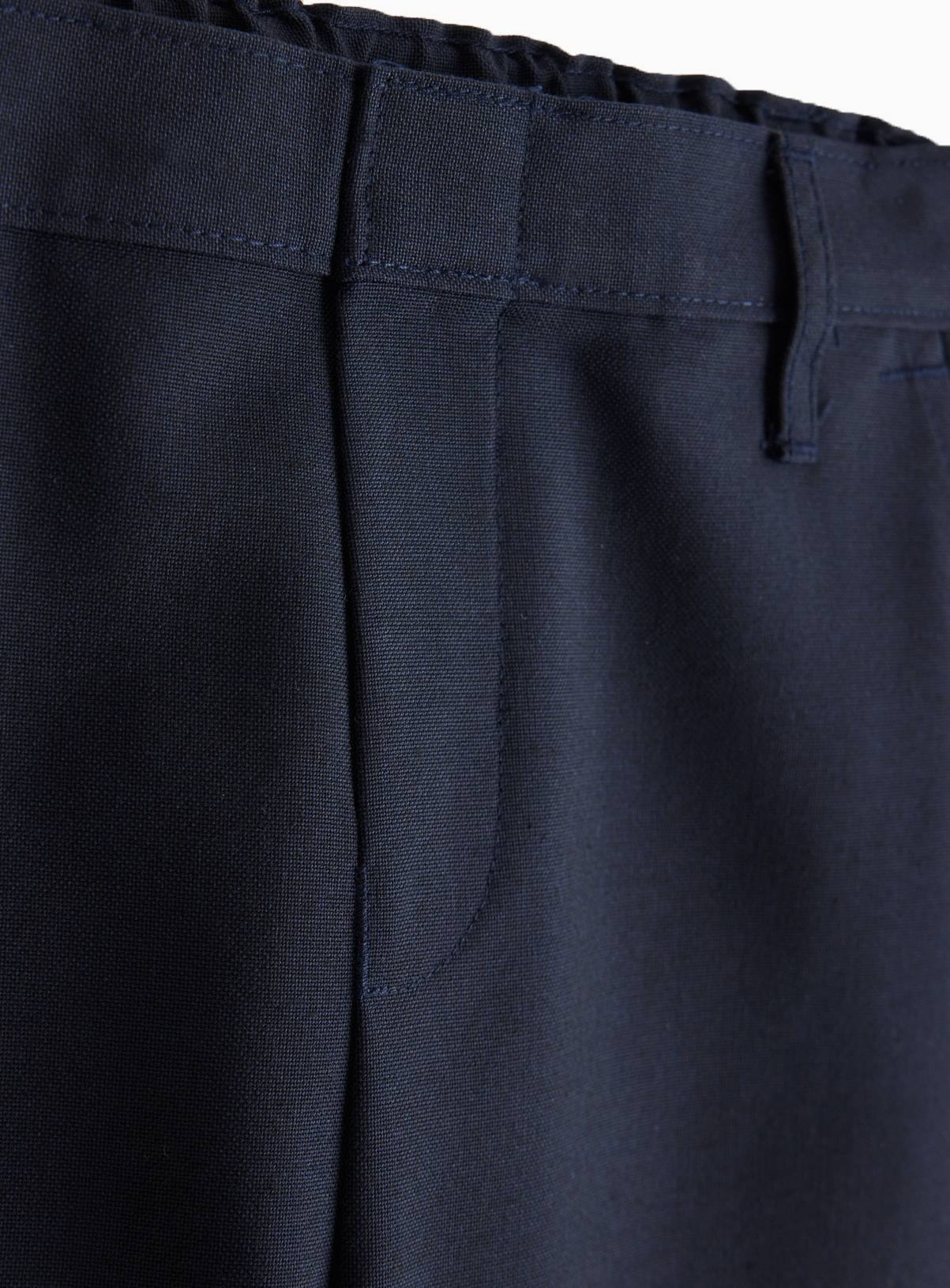 2 Pack 'Dress with Ease' Navy Trousers with Reinforced Knees & Extendable Hems 10 years - Image 2