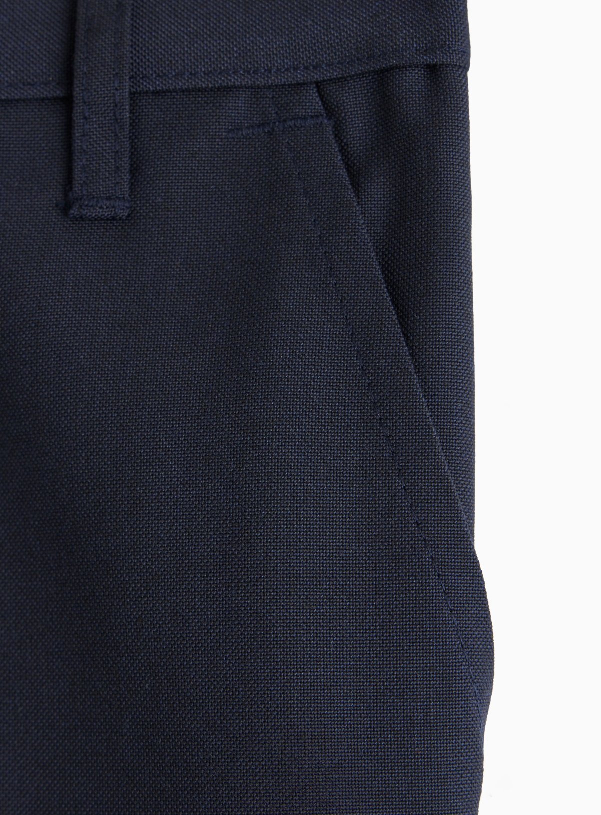 2 Pack 'Dress with Ease' Navy Trousers with Reinforced Knees & Extendable Hems 10 years - Image 4 thumbnail