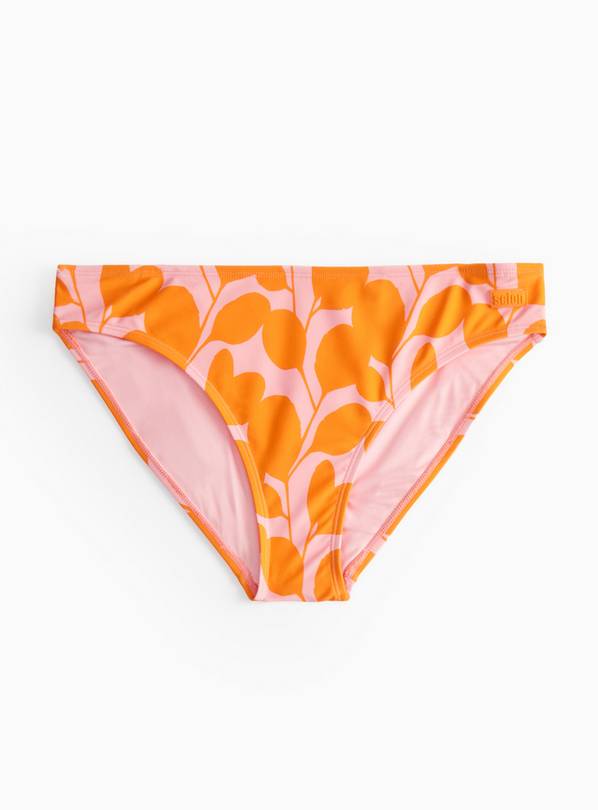 Tu X Scion Coral Printed High Leg Bikini Bottoms 16