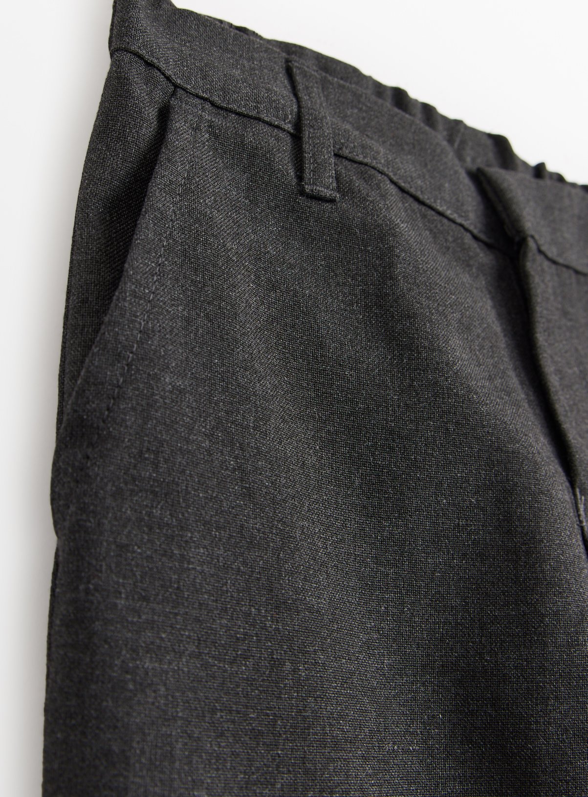 4 Pack Grey Slim Fit Woven Trousers with Reinforced Knees & Extendable Hem 14 years - Image 3 thumbnail