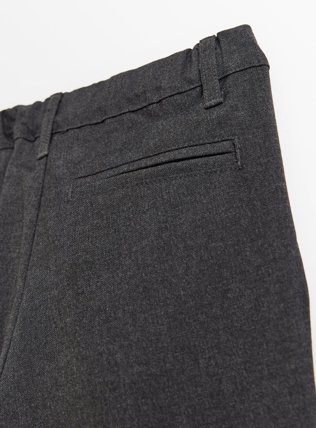 4 Pack Grey Slim Fit Woven Trousers with Reinforced Knees & Extendable Hem 14 years - Image 4 thumbnail