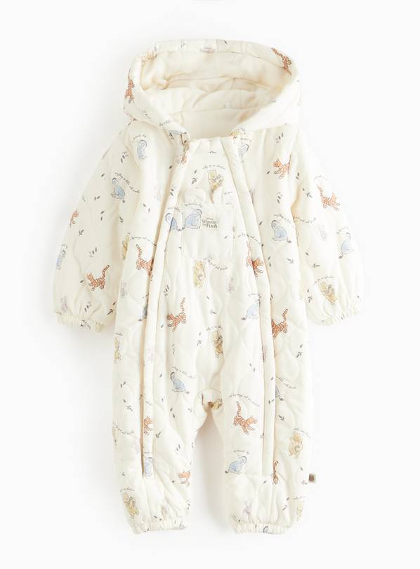 Winnie The Pooh Unisex Beige Pramsuit 6-9 months