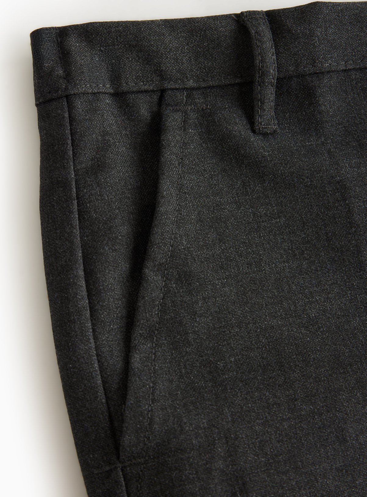 2 Pack Grey Woven Trousers with Reinforced Knees & Extendable Hem 11 years - Image 6 thumbnail