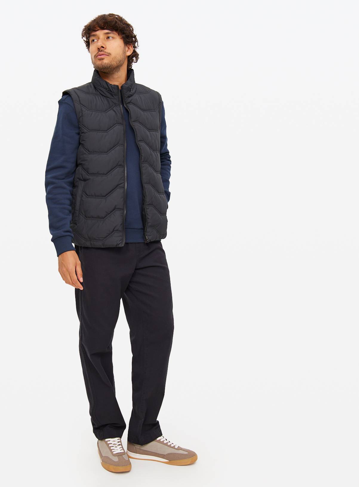 Black Quilted Core Gilet XL - Image 2