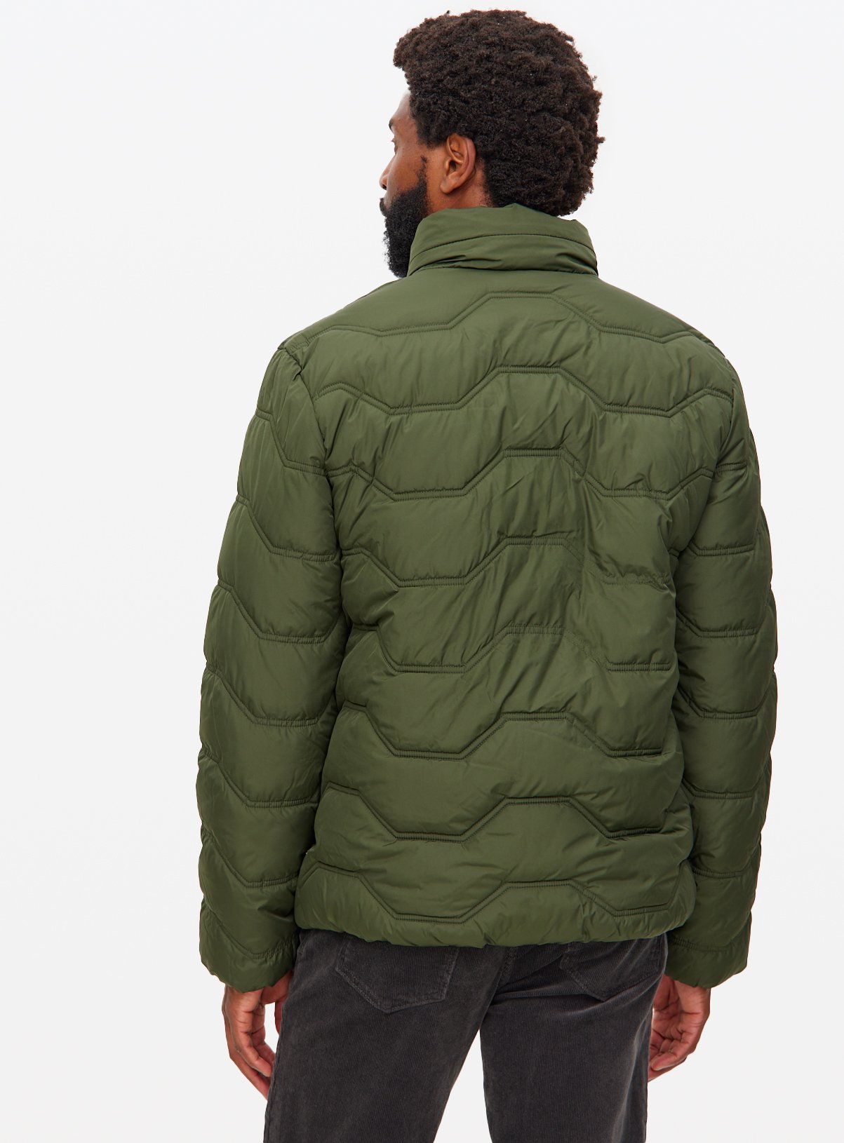 Khaki Core Padded Jacket XXXL - Image 5 thumbnail