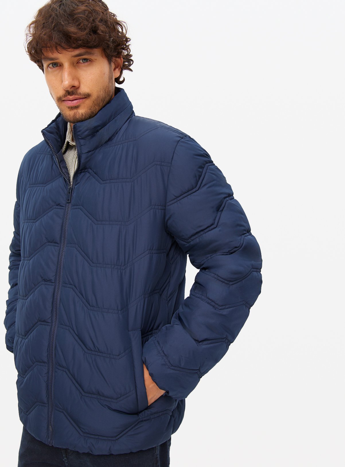 Men's Navy Core Padded Jacket