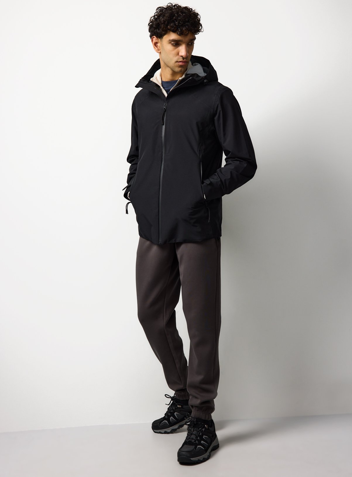 Black Technical Rain Mac XXXL - Image 2 thumbnail