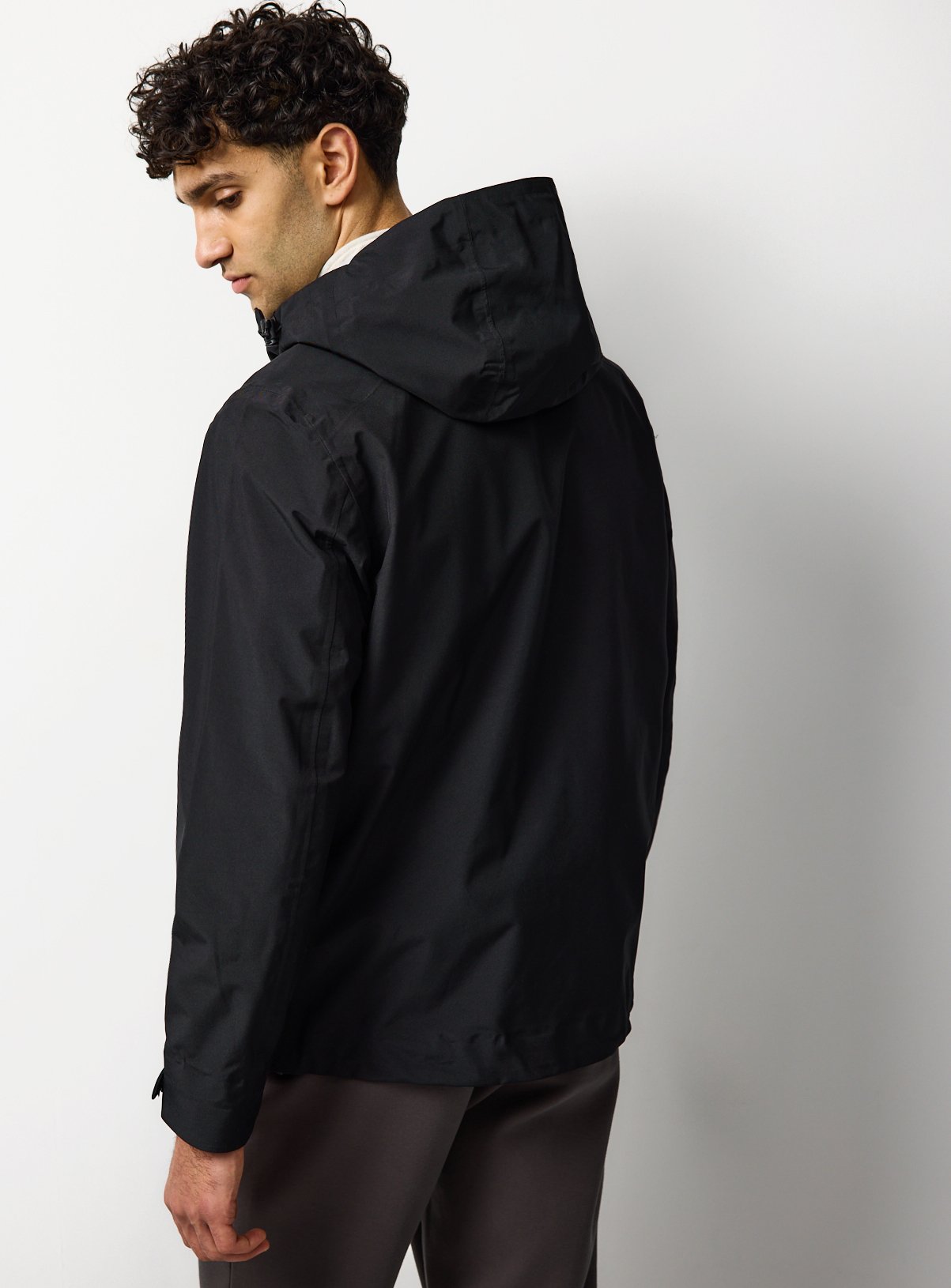 Black Technical Rain Mac XXXL - Image 5 thumbnail