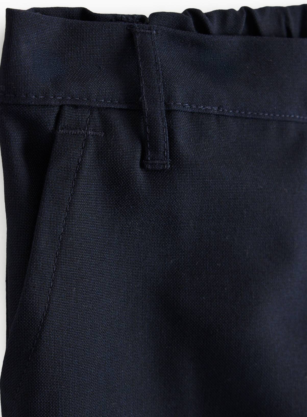 4 Pack Navy Trousers with Reinforced Knees & Extendable Hems 4 years - Image 2
