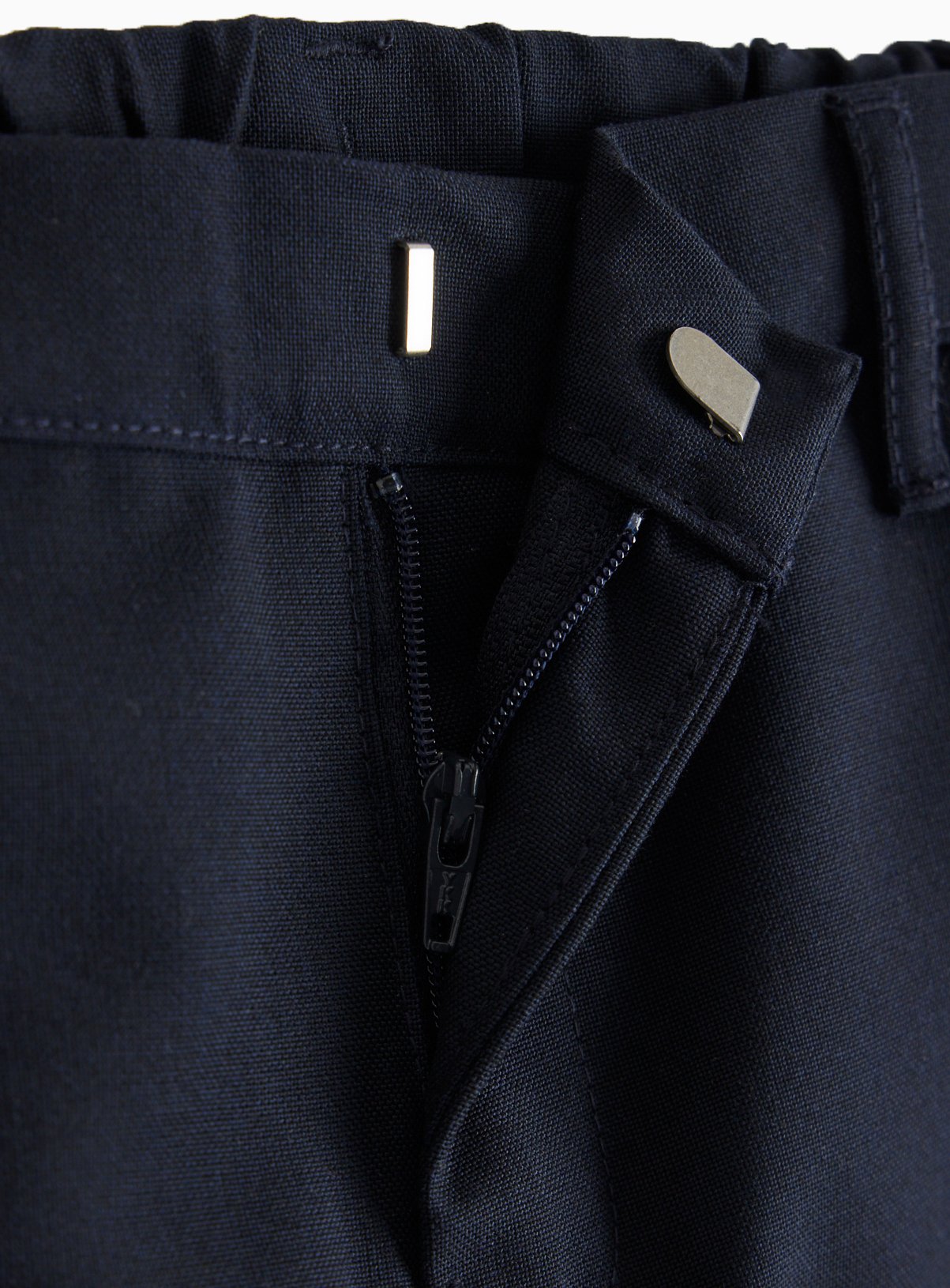 4 Pack Navy Trousers with Reinforced Knees & Extendable Hems 4 years - Image 3 thumbnail