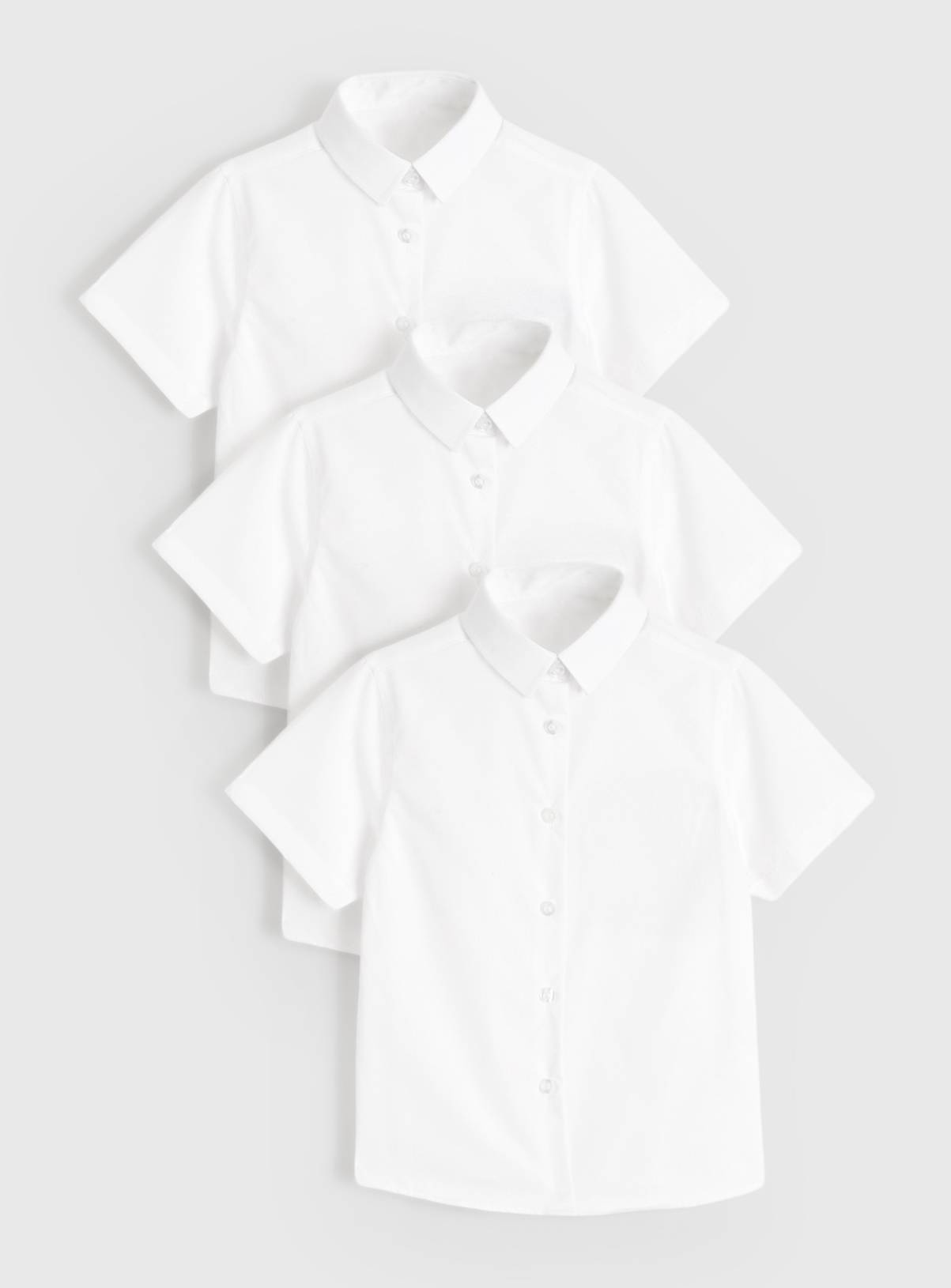 Perfect White Woven Slim Fit Shirts 3 Pack 10 years - Image 1