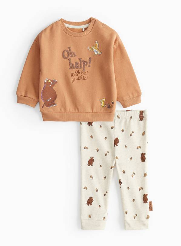 The Gruffalo Orange Sweatshirt & Printed Leggings  12-18 months
