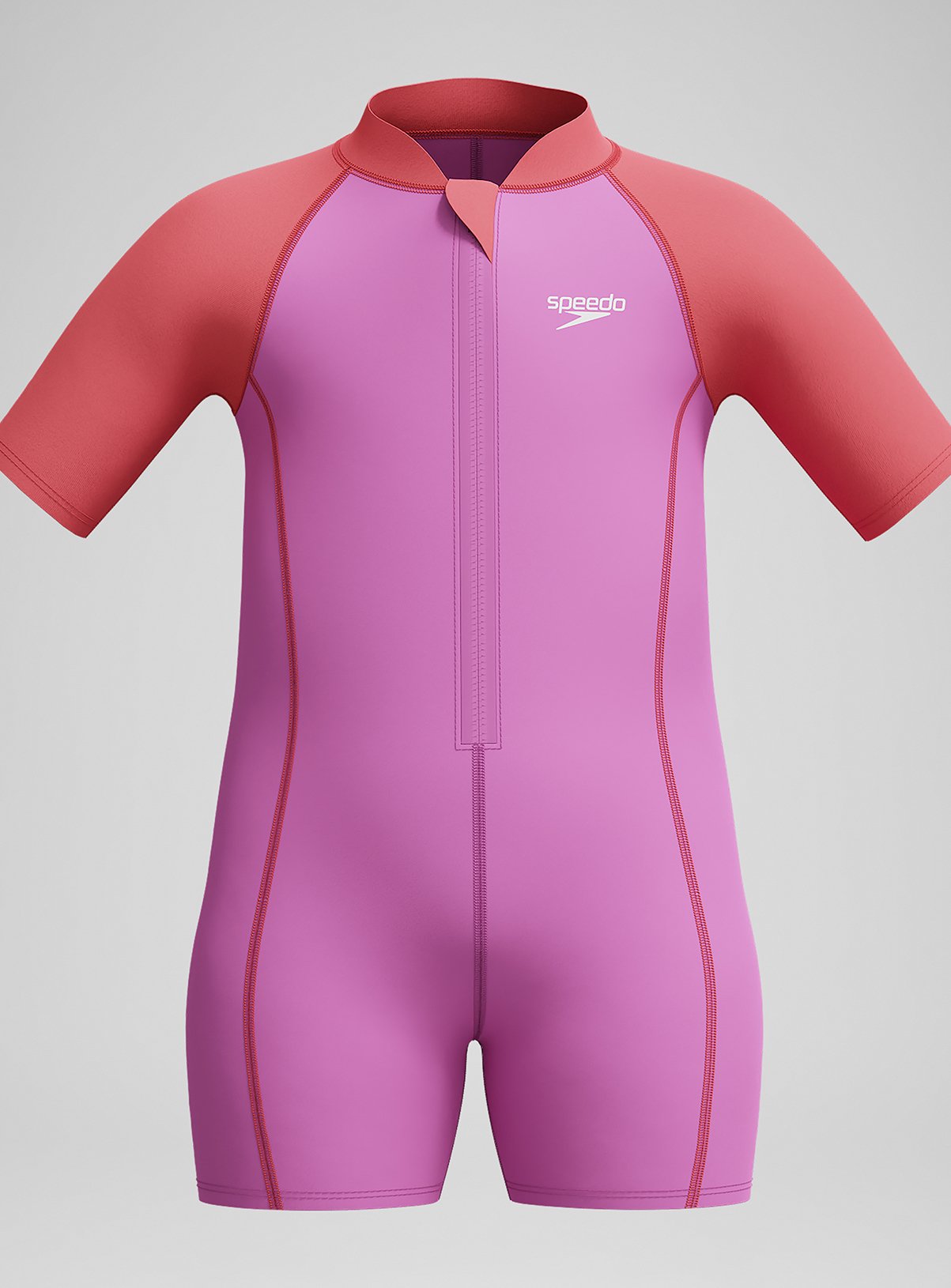 Purple Purple SPEEDO Girls Learn To Swim Neoprene Wetsuit (6-9 Months) - Speedo by Sainsbury's