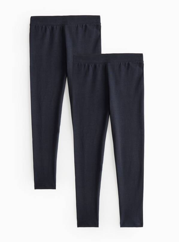 2 Pack Navy Leggings 6 years