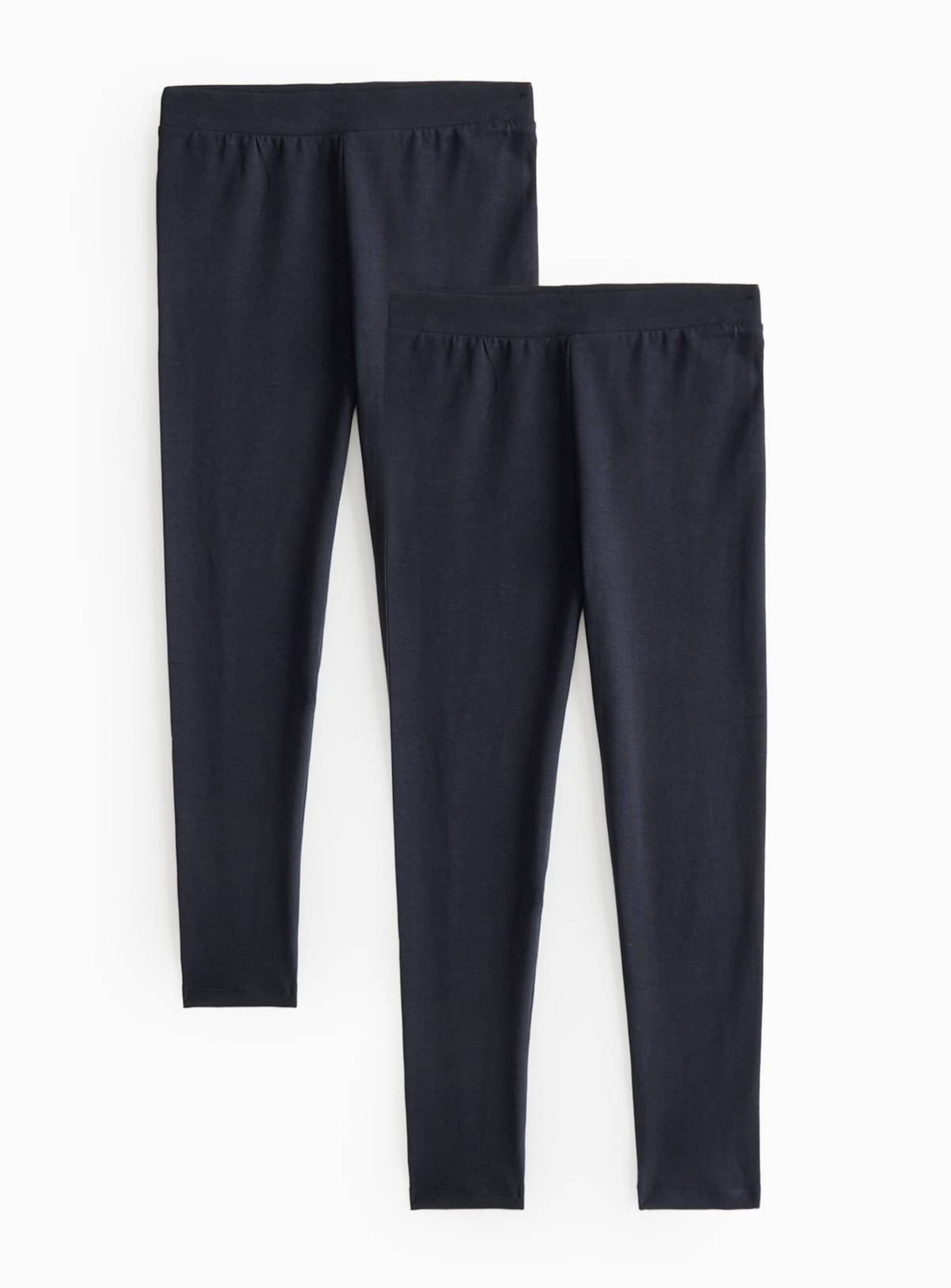 2 Pack Navy Leggings 14 years - Image 1