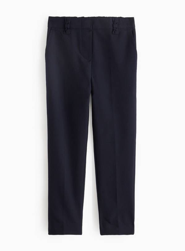 2 Pack Navy 'Dress with Ease' Trousers with Reinforced Knees & Extendable Hems 5 years