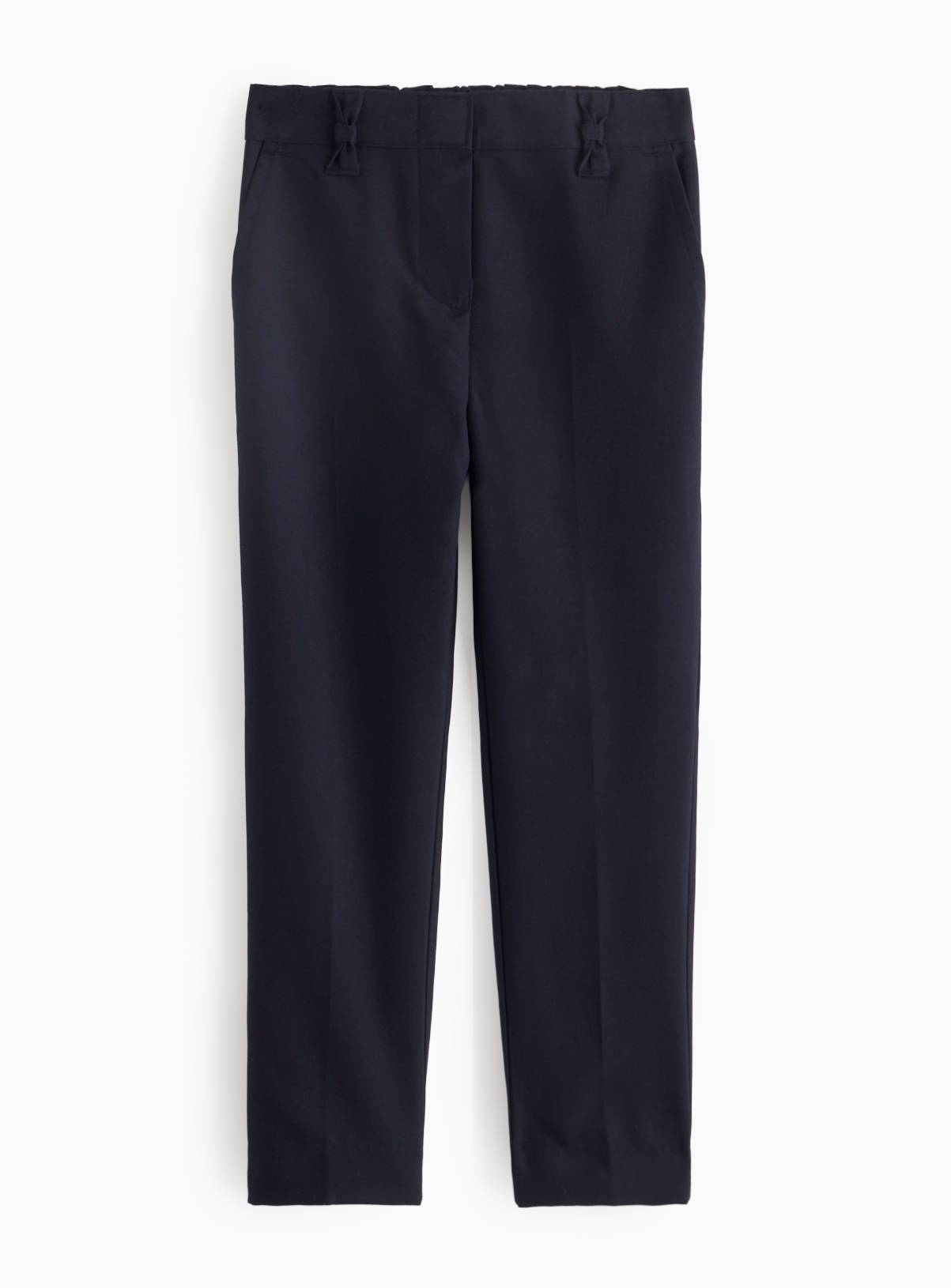 2 Pack Navy 'Dress with Ease' Trousers with Reinforced Knees & Extendable Hems 4 years - Image 1