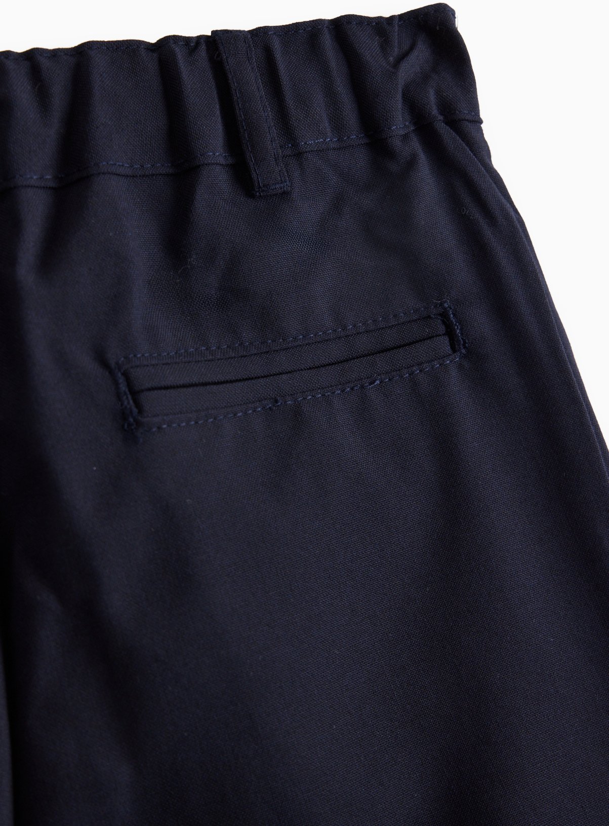 2 Pack Navy 'Dress with Ease' Trousers with Reinforced Knees & Extendable Hems 4 years - Image 2 thumbnail