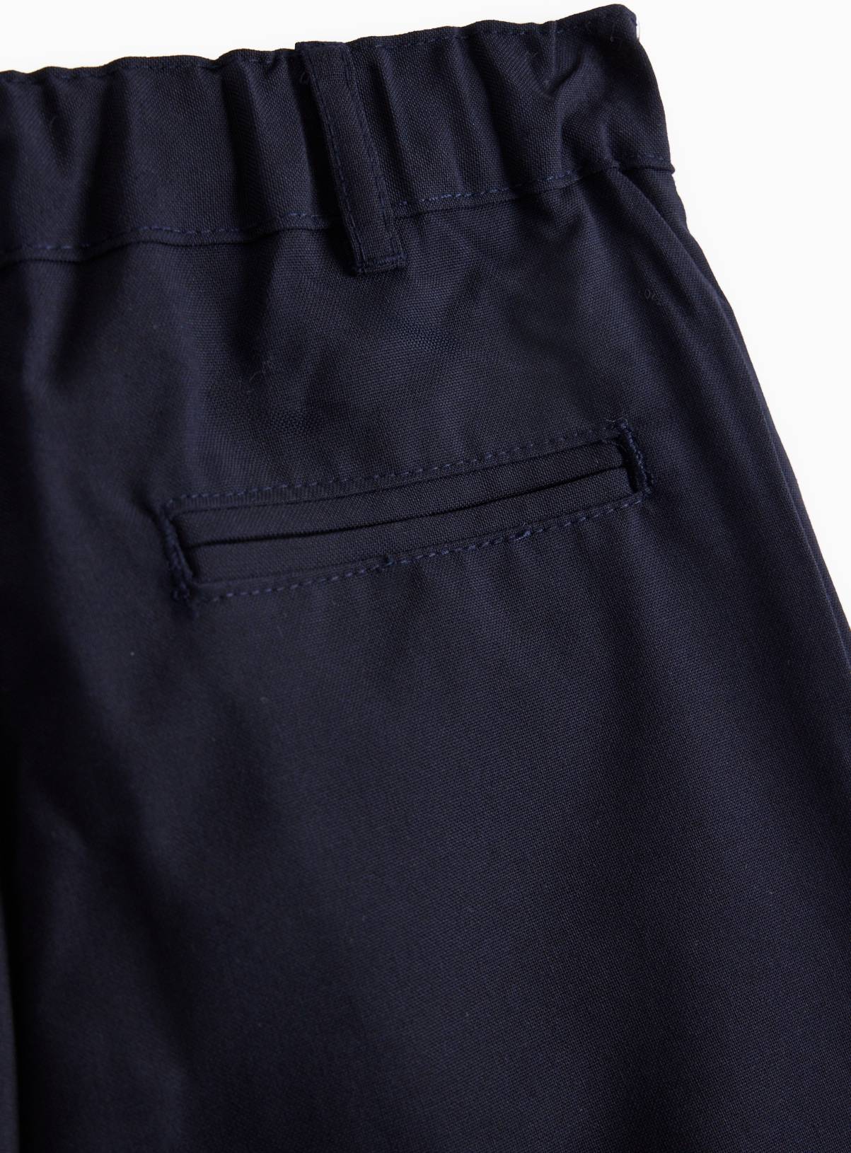 2 Pack Navy 'Dress with Ease' Trousers with Reinforced Knees & Extendable Hems 4 years - Image 2