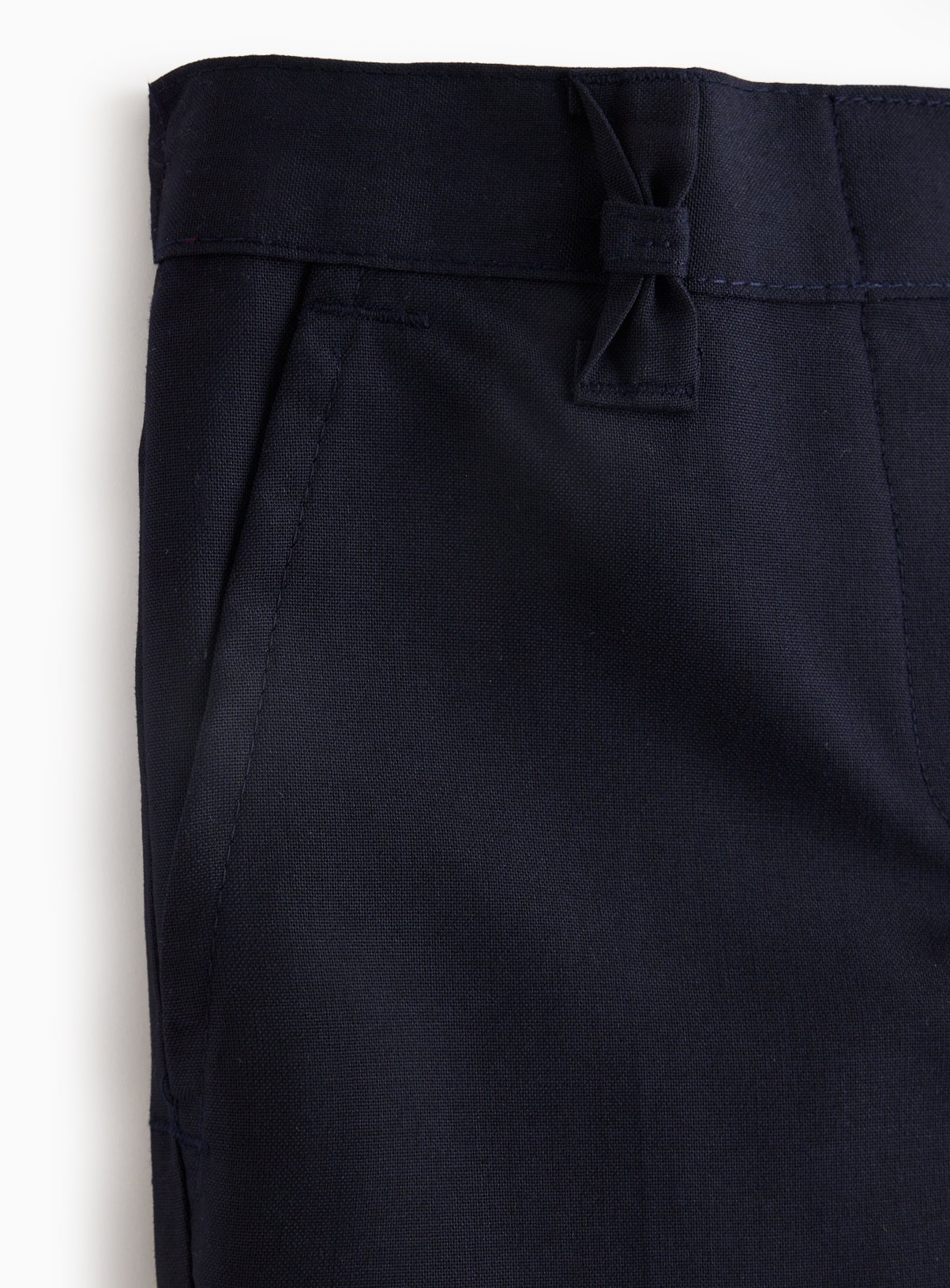 2 Pack Navy 'Dress with Ease' Trousers with Reinforced Knees & Extendable Hems 4 years - Image 3 thumbnail