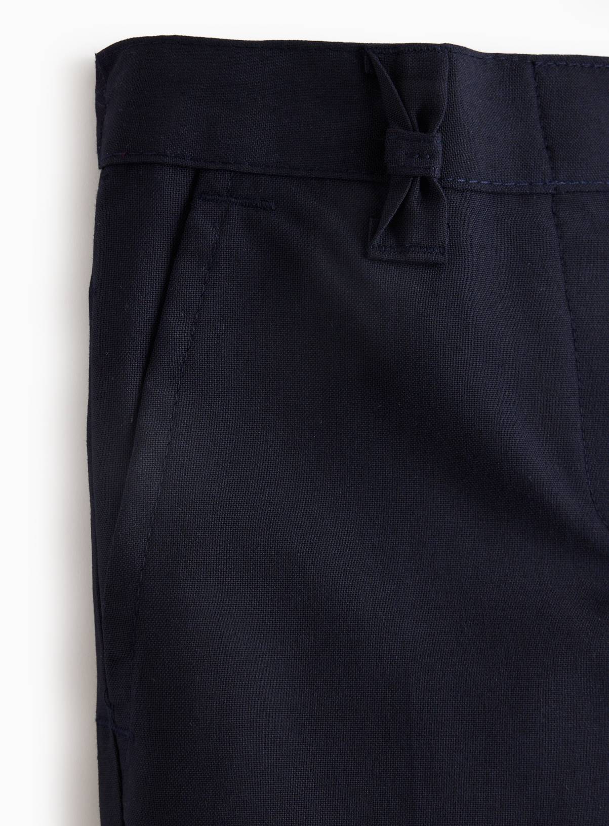 2 Pack Navy 'Dress with Ease' Trousers with Reinforced Knees & Extendable Hems 4 years - Image 3